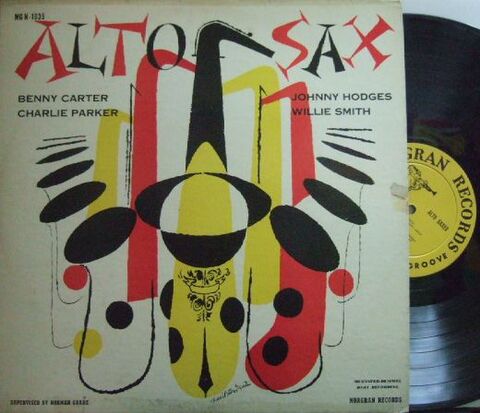 【米Norgran mono】Charlie Parker, Benny Carter, Willie Smith, Johnny Hodges/Alto Saxes 