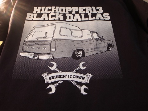 BLACK DALLAS/HICOPPER13"1980"Tシャツ(BLACK)