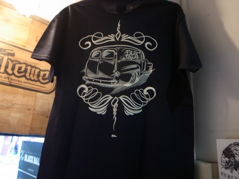 BLACKDALLAS/ブラックダラス"50FORD"Tシャツ(BLACKxCREAM))KENT