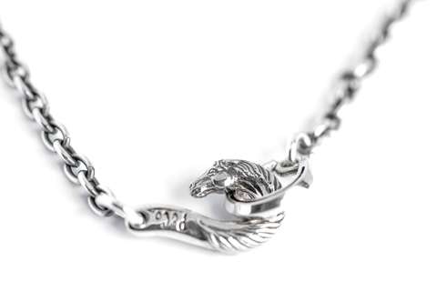 PEANUTS&CO.HORSE HOOK CHAIN/ALL SILVER/(ROUND/丸)(SQUARE/角)