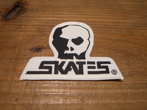 SKULL SKATES"WOVENダイカットLOGO"ワッペンPATCH