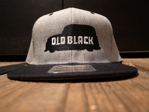 BLACKDALLAS/ブラックダラス"OLD BLACK LOGO"GRAY/BLACK(SAMPLE)(SNAPBACKCAP/スナップバックキャップ)