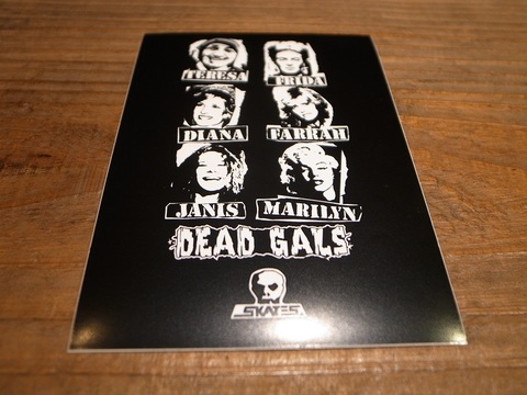 スカルスケーツSKULLSKATES/ステッカー(DEAD GALS)