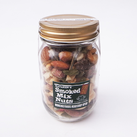 MUNCHIE FOODS（マンチーフーズ）“SMOKED MIX NUTS” スモークミックスナッツ（ロングボトル/250g）