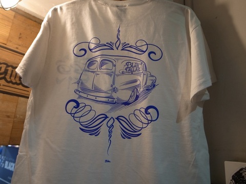 BLACKDALLAS/ブラックダラス"50FORD"Tシャツ(BLACKxYELLOW/WHITExBLUE)KENT