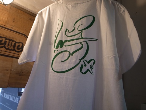 POSSESSED SHOE.CO/ポゼストシューズ"USUIMIDORI TEE"WHITE/BLACK