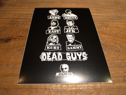 スカルスケーツSKULLSKATES/ステッカー(DEAD GUYS 90S)