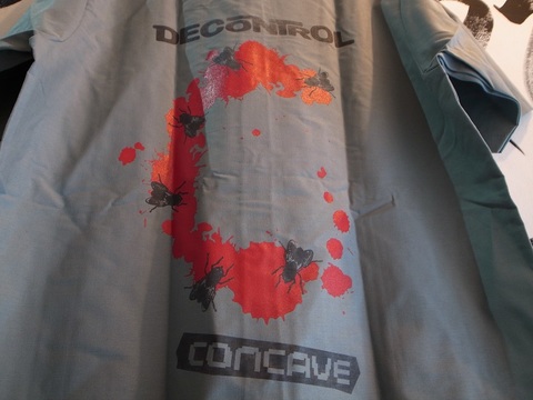 CONCAVE/コンケイブ"DECONTROL"ワークシャツDEADSTOCKライトグリーン