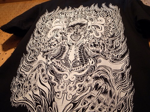  BLACKDALLAS（ブラックダラス）“縁”(BLKxWHT・BLKxRED) Tシャツ Artwork by DENSE （デンス）