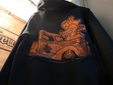 HICOPPER13xBLACKDALLAS/ブラックダラス"38"(BLKxWHT/BLKxORG)パーカー
