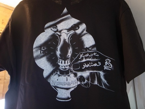 BLACKDALLAS/ブラックダラス"ALONE"Tシャツ(BLACK/WHITE)KHART