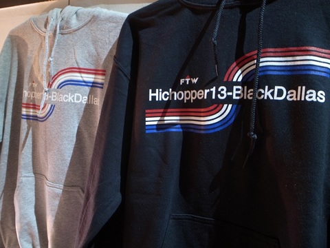 BLACKDALLAS/HICHOPPER13"RAINBOW"パーカー(BLACK/GRAY)