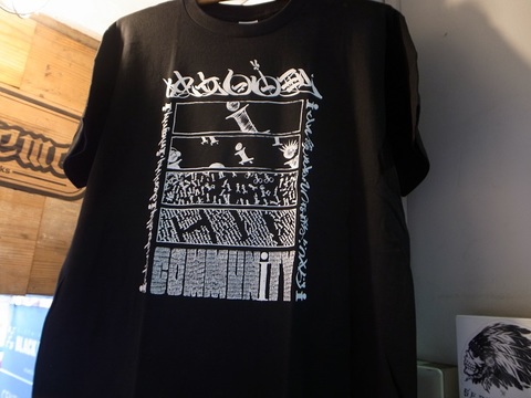 POSSESSED SHOE.CO/ポゼストシューズ"I"Tシャツ(WHITE/BLACK)