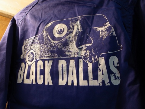 BLACKDALLAS/ブラックダラス"DEATH WAGON"カバーオール(BLACK/NAVY)an ideal for living