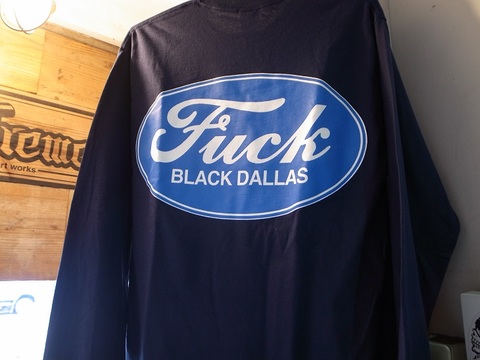 BLACKDALLAS/ブラックダラス "FUCK2021"ポケットロンT(WHITE/NAVY/BLACK)