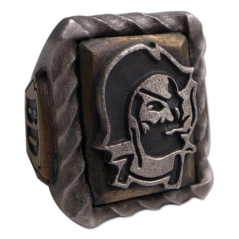 HICHOPPER 13 GARAGE × BLACK DALLAS（ハイチョッパー13 × ブラックダラス）"SUPPORT RING"（BRASS + SILVER 925）Made by Black Chaser（ブラックチェイサー）