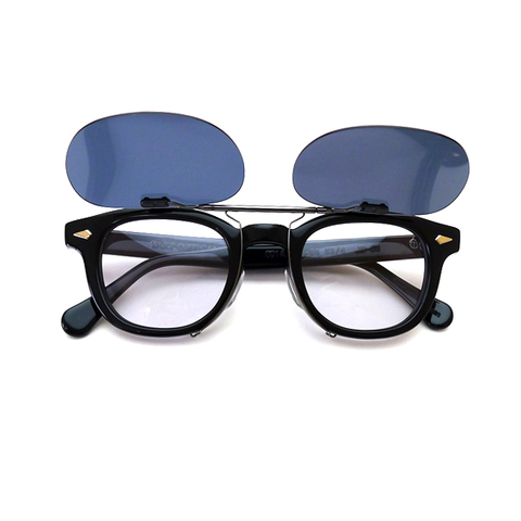 TART OPTICAL ARNEL　JD-04 46サイズ対応・クリップオンサングラス / ガンメタル：ダークグレーEX（偏光）