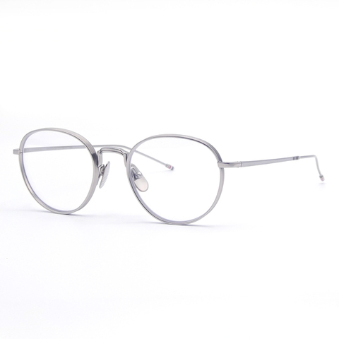 THOM BROWNE（トムブラウン）　UEO119A-035-52 n11 matte plate titanium w/silver plate titanium