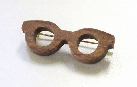 BOSTON CLUB（ボストンクラブ）　ブローチ　ローズウッド