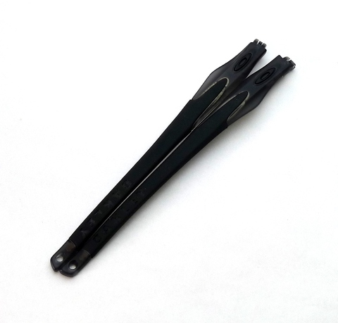 【クロスリンクシリーズのテンプルキット】オークリー　CROSSLINK用テンプルキット　サテングレースモーク / ブラック / マットブラックアイコン