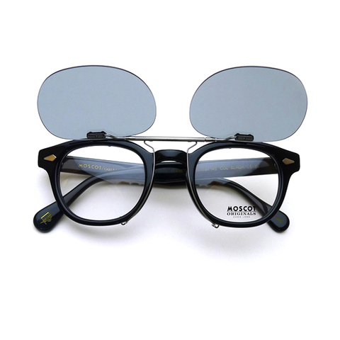 MOSCOT LEMTOSH 46サイズ対応・クリップオンサングラス / アンティークシルバー：ライトグレー（偏光）