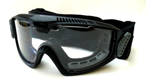 ESS（イーエスエス）　INFLUX AVS GOGGLE（インフラックス エーブイエス ゴーグル）　ブラック / クリアー・スモークグレー
