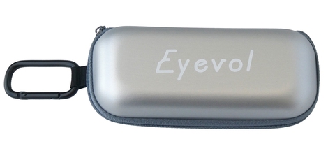 【Eyevol のカラビナ付きケース】Eyevol（アイヴォル）　ZIP SOFT CASE  SV-WHT
