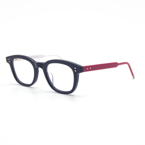 THOM BROWNE（トムブラウン）　UEO921A-G0002-964-48 shiny navy red and white