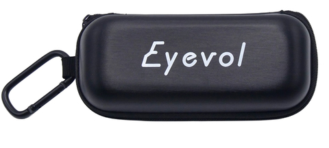 【Eyevol のカラビナ付きケース】Eyevol（アイヴォル）　ZIP SOFT CASE WHITE LOGO（ホワイトロゴ）