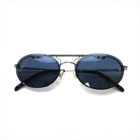 【オンライン限定・跳ね上げ式クリップサングラス+度無しor度付きクリアーレンズセット】BLESS ORIGINAL Classic Eight / ガンメタル：ダークグレーEX（偏光）