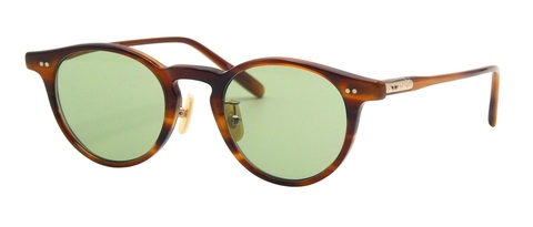BOSTON CLUB（ボストンクラブ）　HUDSON（ハドソン）　col.02（フレーム：Brown Sasa / レンズ：Green）