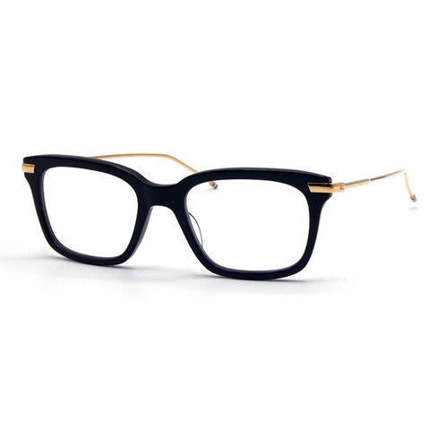 THOM BROWNE トムブラウン サングラス メガネ ティアドロップ ゴールド 53□20-141 TB-109-C-T-GLD-NVY-53 美品 中古 58244 THOM BROWNE - THOM BROWNE トムブラウン サングラス メガネ ティア