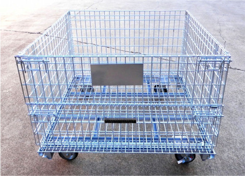 新品キャスター付きメッシュパレット BOP-09C
