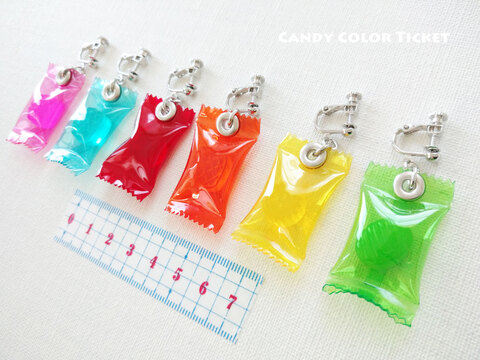 CANDY COLOR TICKET × mmts 　 カラフルチャーム mmtsと私のコラボBEAMSさんのサイトより販売開始！ | CANDY