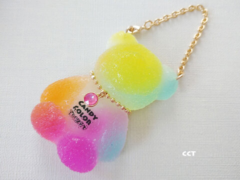 CANDY COLOR TICKET フェイクスイーツ作家様 バッグチャーム CANDY COLOR TICKET フェイクスイーツ作家様 バッグチャーム