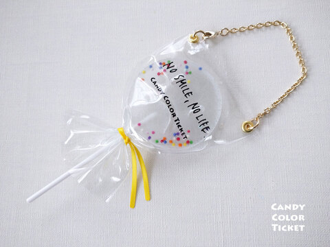 CANDY COLOR TICKET フェイクスイーツ作家様 バッグチャーム fc32b9c25b3a70f55dd7da1dd8c7be