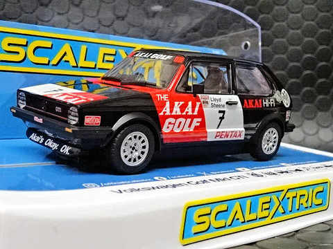 スロットカー】Scalextric（Hornby）スーパー7（緑黄）