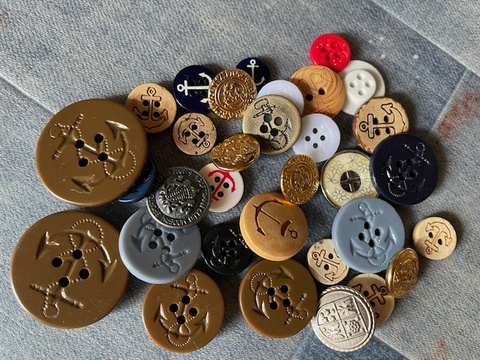 マリン系ボタンセット