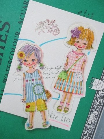 「BOOKドール　A」　原画栞