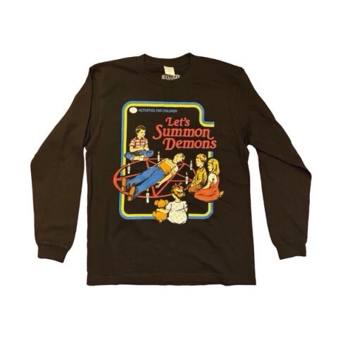 Steven Rhodes ロンT【Lets Summon Demons】Black/selected