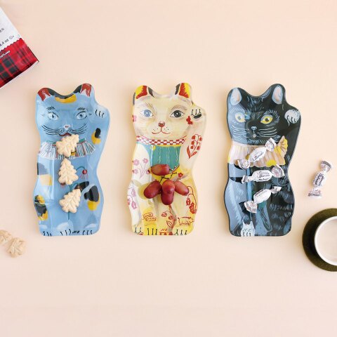 Nathalie Lete Glass plate Lucky cat/ ナタリーレテselected