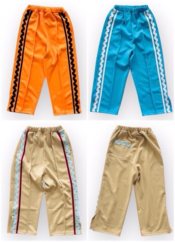 (150〜オトナF1、160〜オトナF2)SIDE LINE SLIT PANTS / frankygrow