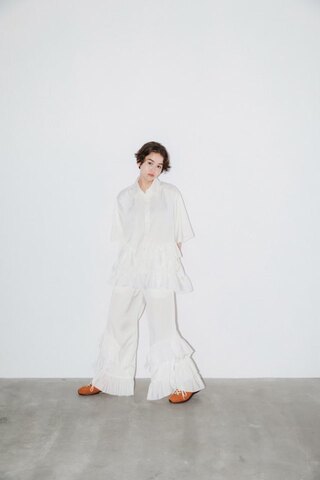 (オトナ)2/163 ランダムフリルパンツ