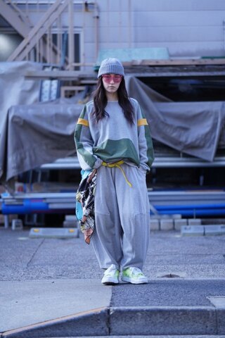 (オトナ)1/155、2/163 スウェットポインテッドパンツ/nunuforme