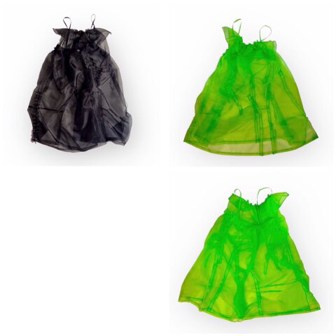 (160〜オトナF、F2) TULLE VARIOUS GATHERED DRESS/frankygrow