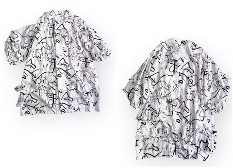 (160〜オトナ、F2) ORG.PT VARIOUS FRILL COAT/frankygrow