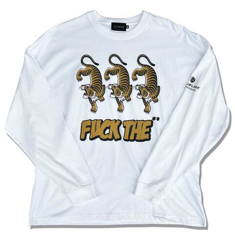 "Three Tiger" Longsleeve T-shirts feat.彫ぎん
