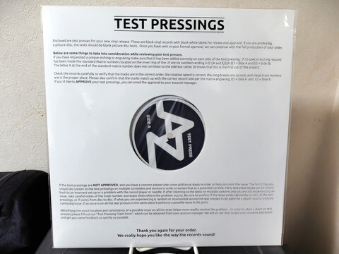 "SINISTER OATH" - LP (Test Press)