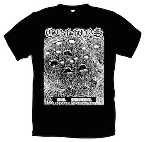 "EVIL INFECTION" - TS (White Ink)