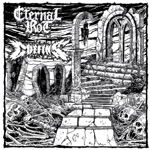 SPLIT with ETERNAL ROT (UK/PL) - CD